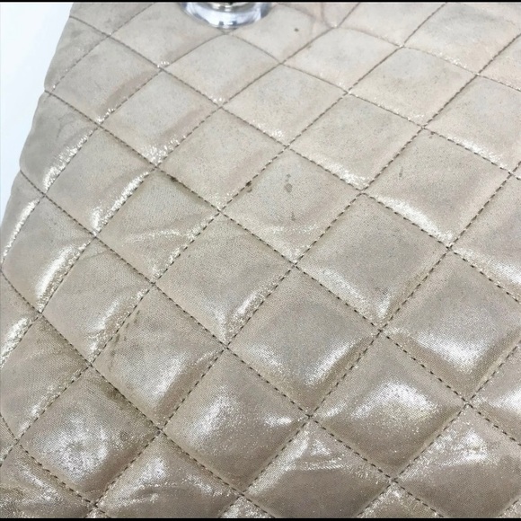 BEAUTIFUL GOLD LUXURIOUS KATE SPADE GOLD COAST MARYANNE HANDBAG 👜 - Picture 11 of 12